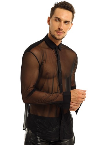 Männer langarm transparent - männer,